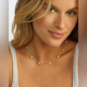Melinda Maria infinity pearl necklace